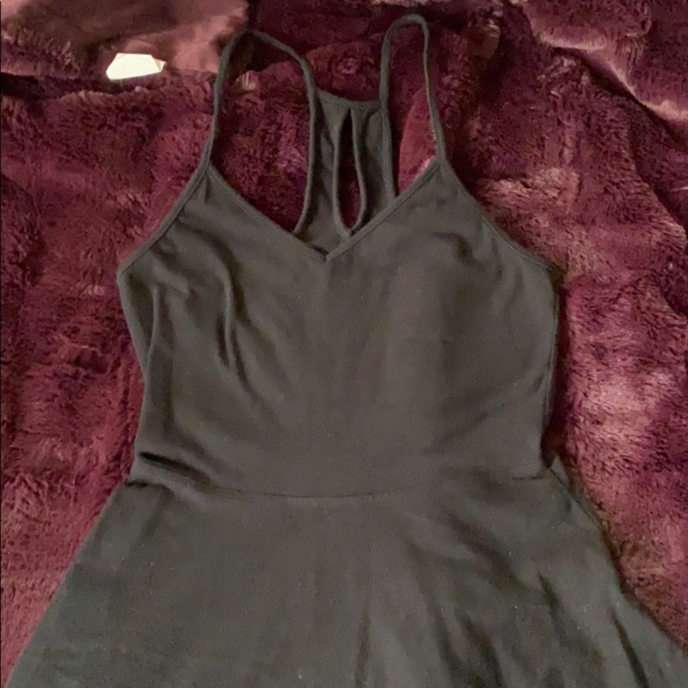 Spaghetti strap black dress